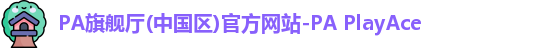 PA旗舰厅(中国区)官方网站-PA PlayAce